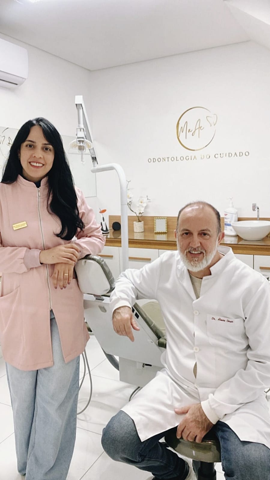 Fachada ou entrada do consultório MAAC.